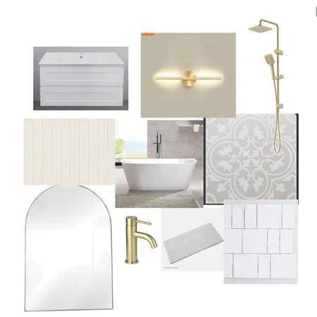 Main bathroom Interior Design Mood Board by Chloe Cole on Style Sourcebook