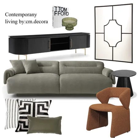 Living contemporary Interior Design Mood Board by Cm decora on Style Sourcebook