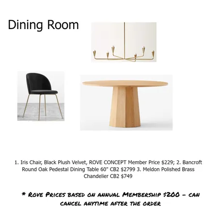 Tara Dining Option 4 Interior Design Mood Board by alexnihmey on Style Sourcebook