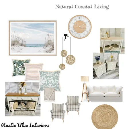 Natural Coastal Living Interior Design Mood Board by Rustic Blue Interiors on Style Sourcebook