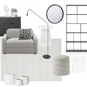 Serenade Arlo White Interior Design Mood Board by Unitex Rugs on Style Sourcebook