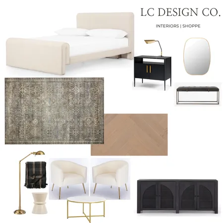McIsaac Primary Bedroom Interior Design Mood Board by LC Design Co. on Style Sourcebook