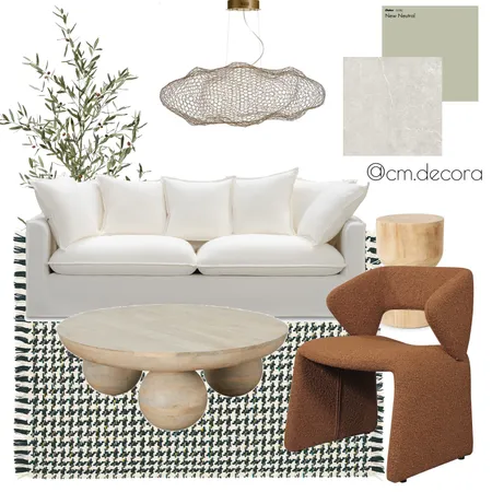 Living room by : @cm.decora Interior Design Mood Board by Cm decora on Style Sourcebook