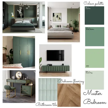Olive green bedroom Interior Design Mood Board by Prarthana on Style Sourcebook