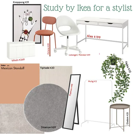 Ikea study Interior Design Mood Board by aliciapapaz on Style Sourcebook