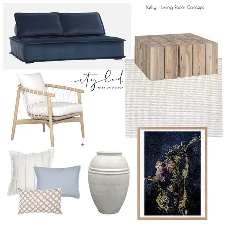Kelly - Living Room Concept Interior Design Mood Board by Styled Interior Design on Style Sourcebook