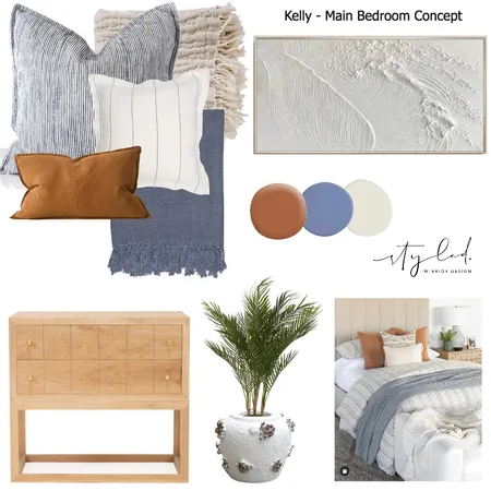 Kelly Master Bedroom 2 Interior Design Mood Board by Styled Interior Design on Style Sourcebook