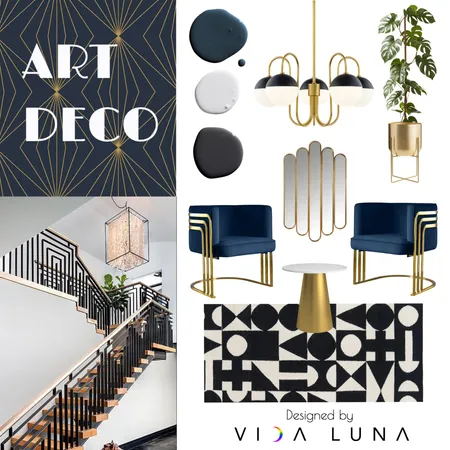 ART DECO ASSIGNMENT 3 Interior Design Mood Board by VIDALUNA on Style Sourcebook
