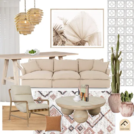 Pink Palms Interior Design Mood Board by Five Files Design Studio on Style Sourcebook