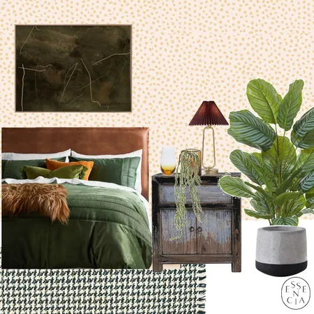 naturalist bedroom Interior Design Mood Board by Essencia Interiors on Style Sourcebook