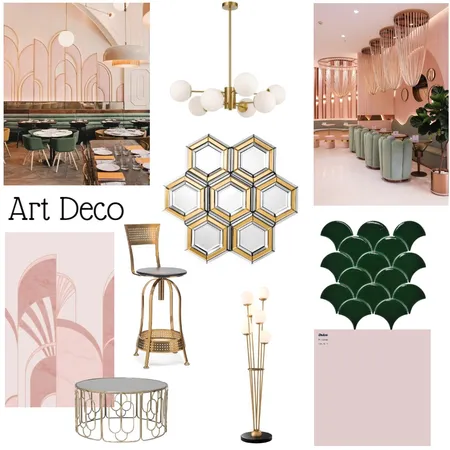 Art Deco Interior Design Mood Board by Alexandra Attard on Style Sourcebook