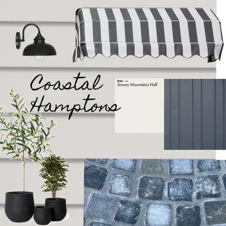 Coastal Hampton’s Facade Interior Design Mood Board by yvettemcget on Style Sourcebook