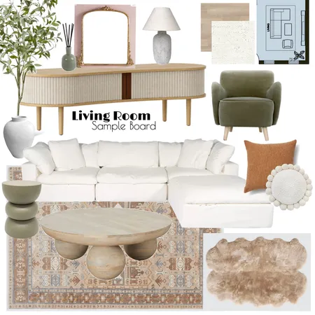 M9- Living Room Sample Board Interior Design Mood Board by Dewi Johnson on Style Sourcebook