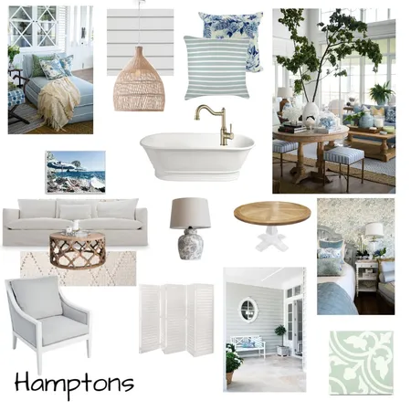 Hamptons Interior Design Mood Board by Andrew Bowen on Style Sourcebook