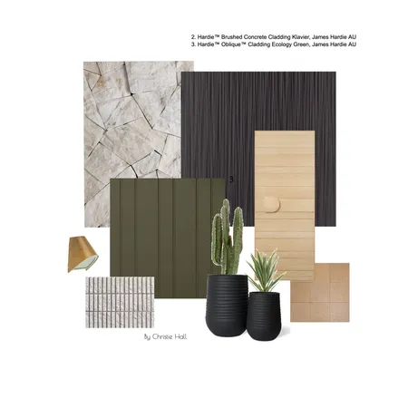 James Hardie Interior Design Mood Board by C H R I S T I E   H A L L on Style Sourcebook