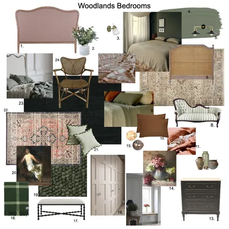 Woodlands North Bruny Bedrooms Interior Design Mood Board by Susan Conterno on Style Sourcebook