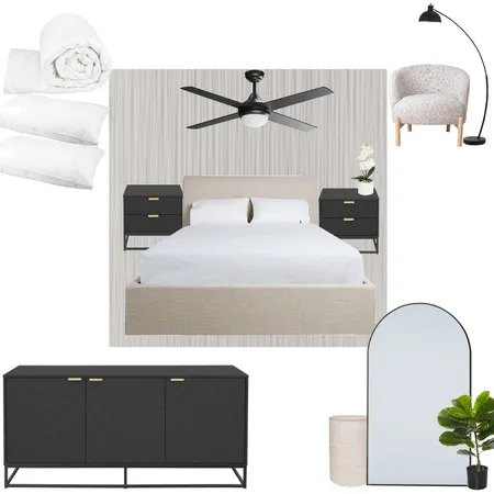 Minimalist modern bedroommmm Interior Design Mood Board by BTStork on Style Sourcebook