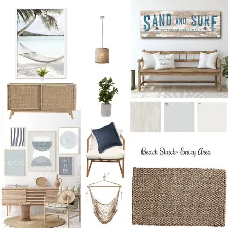Beach Shake- Waiting Area Interior Design Mood Board by solangehale on Style Sourcebook