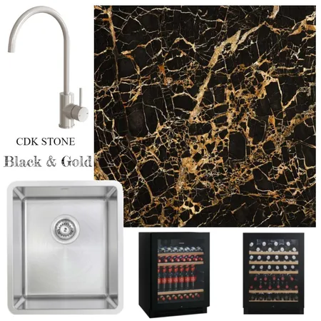 Black and Gold Example Board Interior Design Mood Board by JB on Style Sourcebook
