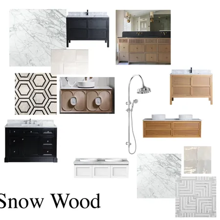 Snow Wood Bathrooms 2 Interior Design Mood Board by House of Cove on Style Sourcebook