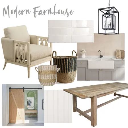 Modern Farmhouse Interior Design Mood Board by emmahanson on Style Sourcebook