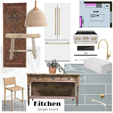 M9-Kitchen Sample Board Interior Design Mood Board by Dewi Johnson on Style Sourcebook