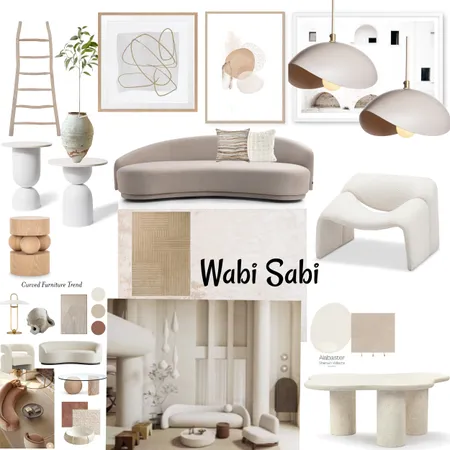 Wabi Sabi 1 Interior Design Mood Board by Shamean on Style Sourcebook