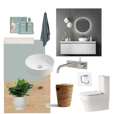 IDI Assignment #9 - guest toilet Interior Design Mood Board by Anne-Grete on Style Sourcebook