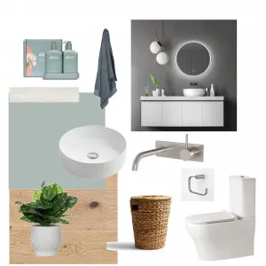 IDI Assignment #9 - guest toilet Interior Design Mood Board by Anne-Grete on Style Sourcebook
