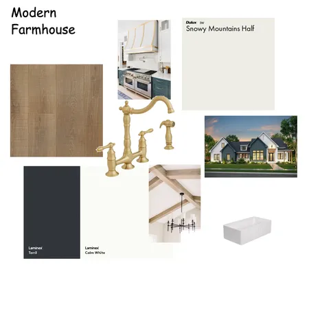 Modern Farmhouse Interior Design Mood Board by cowantriplets on Style Sourcebook