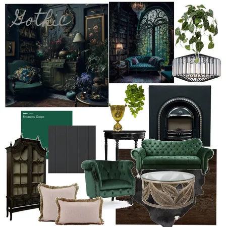 Gothic Interior Design Mood Board by Lkimbro on Style Sourcebook