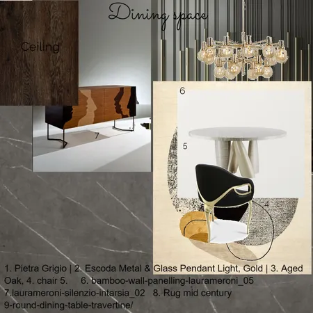Dining space Interior Design Mood Board by kygadielle@hotmail.com on Style Sourcebook