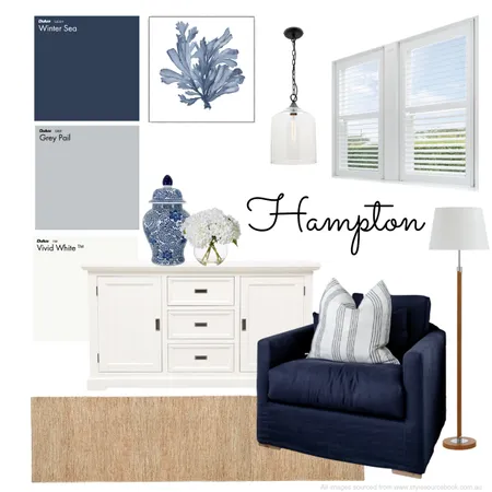 Hampton Interior Design Mood Board by Shazwa12 on Style Sourcebook