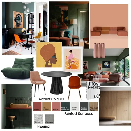 Green Interior Design Mood Board by Aileen Yao on Style Sourcebook