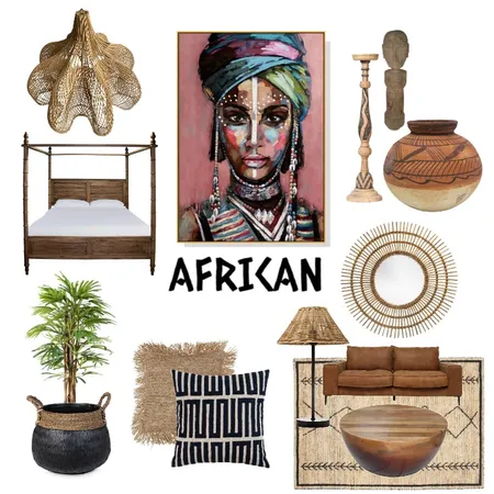 African Interior Design Mood Board by J.wilckens on Style Sourcebook