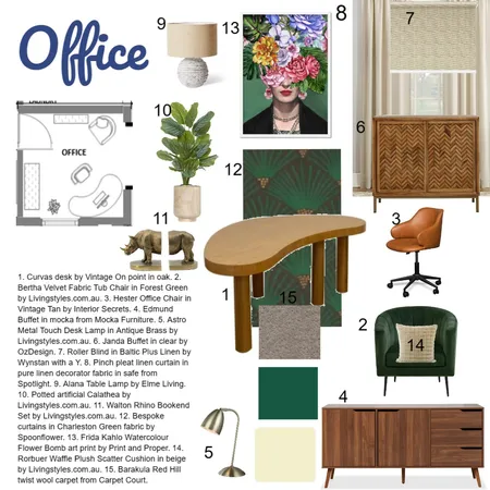 Office Interior Design Mood Board by niklynrob@outlook.com.au on Style Sourcebook