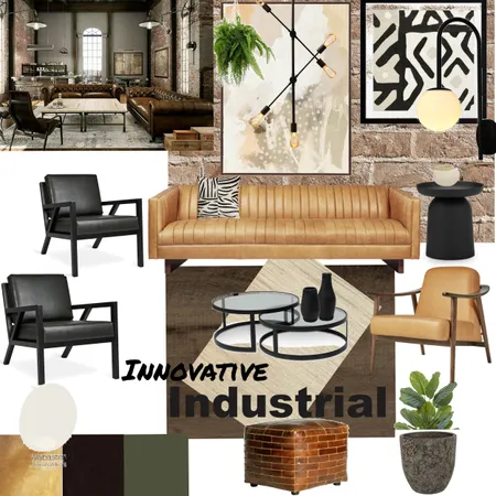 Innovative Industrial Interior Design Mood Board by Shamean on Style Sourcebook
