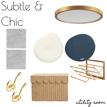 SUBTLE & CHIC - Utility room Interior Design Mood Board by RLInteriors on Style Sourcebook