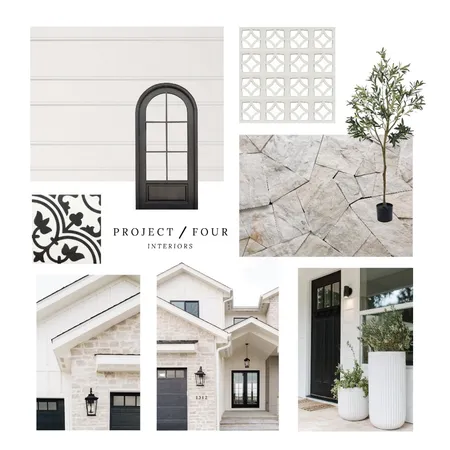 Exterior Facade Concept // James Hardie Comp. Interior Design Mood Board by Project Four Interiors on Style Sourcebook