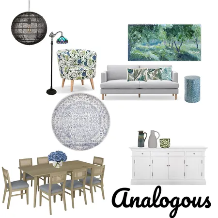 analogous Interior Design Mood Board by lyn abbott on Style Sourcebook