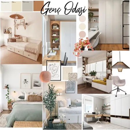 Genç Odası Interior Design Mood Board by MİRAY on Style Sourcebook