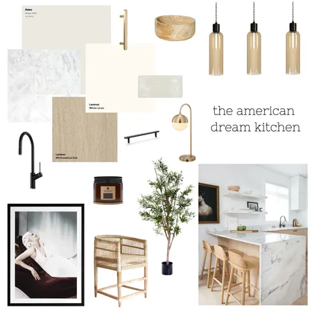 Carlee's American Dream Kitchen Interior Design Mood Board by Brianne.marie.gisele on Style Sourcebook