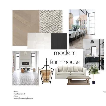 Modern farmhouse Interior Design Mood Board by SBlock on Style Sourcebook