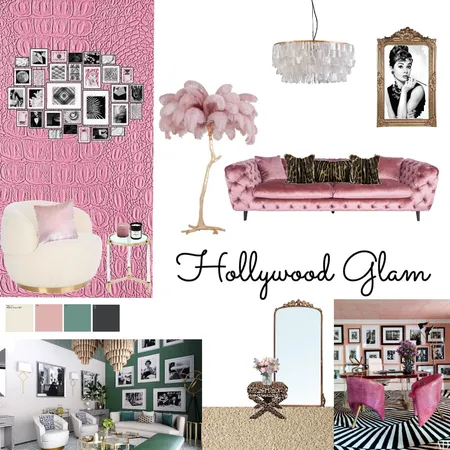 Hollywood Glam 2 Interior Design Mood Board by ioanna lakouri on Style Sourcebook