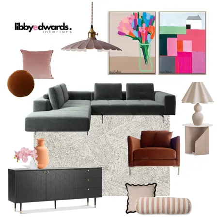 Lounge Living ft. Anna Blatman Interior Design Mood Board by Libby Edwards on Style Sourcebook