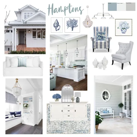 Hamptons Interior Design Mood Board by Helen Maclean on Style Sourcebook