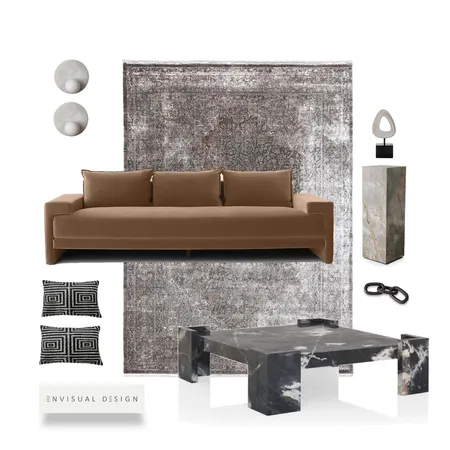 Brown is Back Interior Design Mood Board by envisual design on Style Sourcebook