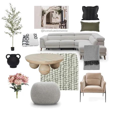 Calm me by Neutral touch Interior Design Mood Board by Home Lux Elements on Style Sourcebook