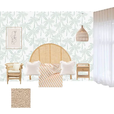 Cool tropical guest room Interior Design Mood Board by Hart on Southlake on Style Sourcebook