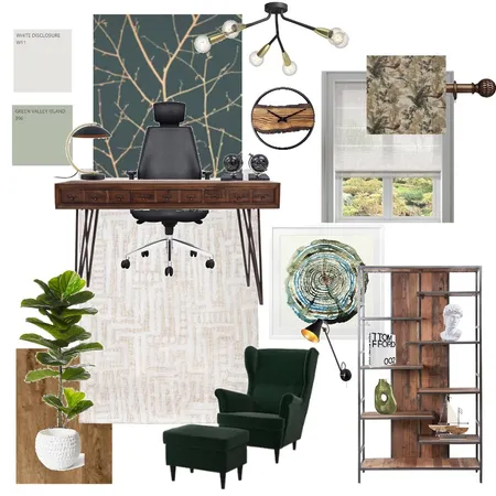 Study Room Interior Design Mood Board by theresa_maris on Style Sourcebook